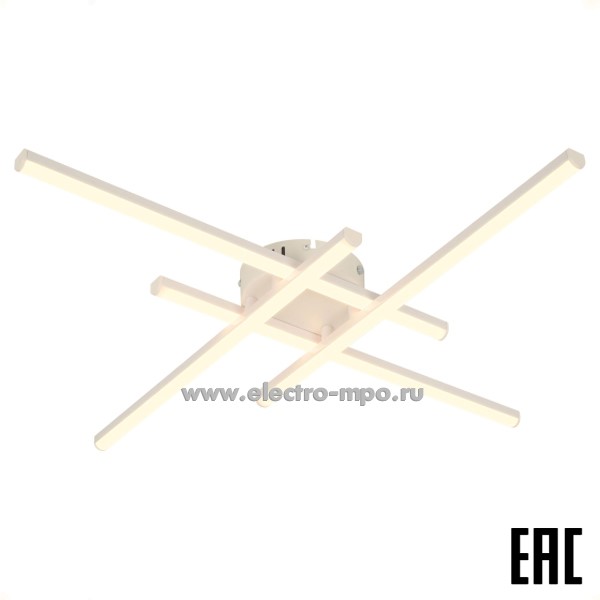 С19. Светильник Б0069759 CLL-1-62-RC Модерн Nora 62Вт 3К-6,5K потолочный с пультом белый IP20 (ЭРА)