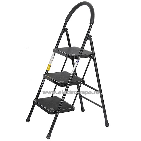 В6240. Стремянка МСН203 бытовая стальная 3 ступени (Алюмет Россия)