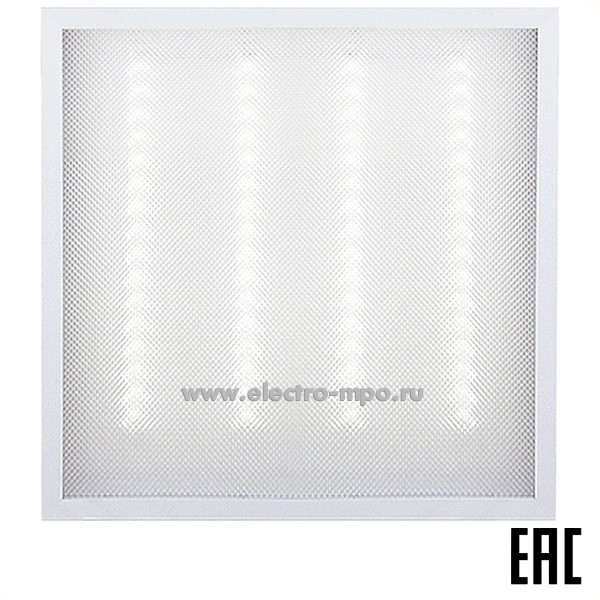 С18. Светильник 16045 LTL-6060-31 36Вт 3600Лм 6500К c EMC светод. универсальный призма IP40 (Ultraflash)