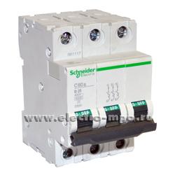 А0561. Автоматический выключатель 23589 С60а В16А/3п/ 4,5кА на Din-рейку (Schneider Electric)