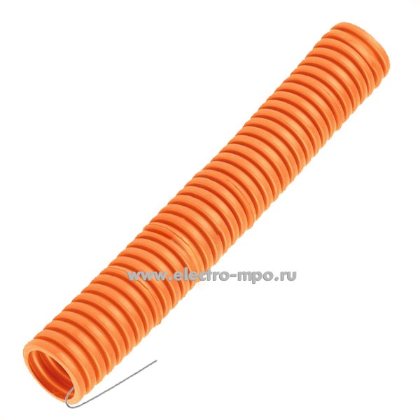 Т02. Труба 43201НГ гофр. безгалоген. трудногор. (FRHF) 32мм ПП (Dвнутр. 24,3мм) лёгкая, с зондом (Рувини