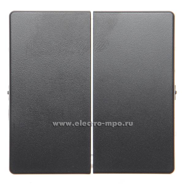 Ю1740. Клавиша Simon 82 82026-38 двойная графит (Simon Electric Испания)