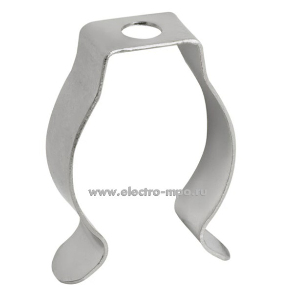 Р09. Держатель(клипса) 474027 GKT8-NS для ламп Т8 D=25мм металлический (General)