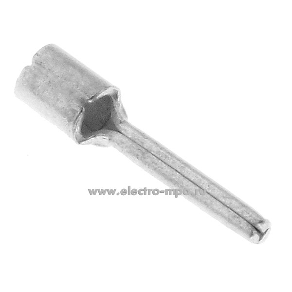 Г9523. Наконечник 59121 НШП 2.5–12 медный 2,5мм2 штифтовой под опрессовку (КВТ Калуга)