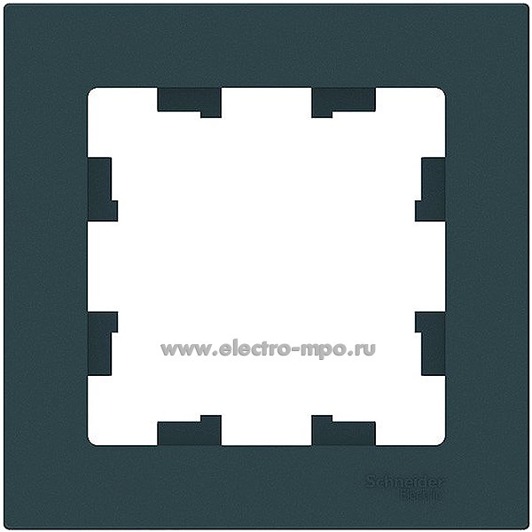 Ю51. Рамка-1 AtlasDesign ATN000801 изумруд (Systeme Electric)