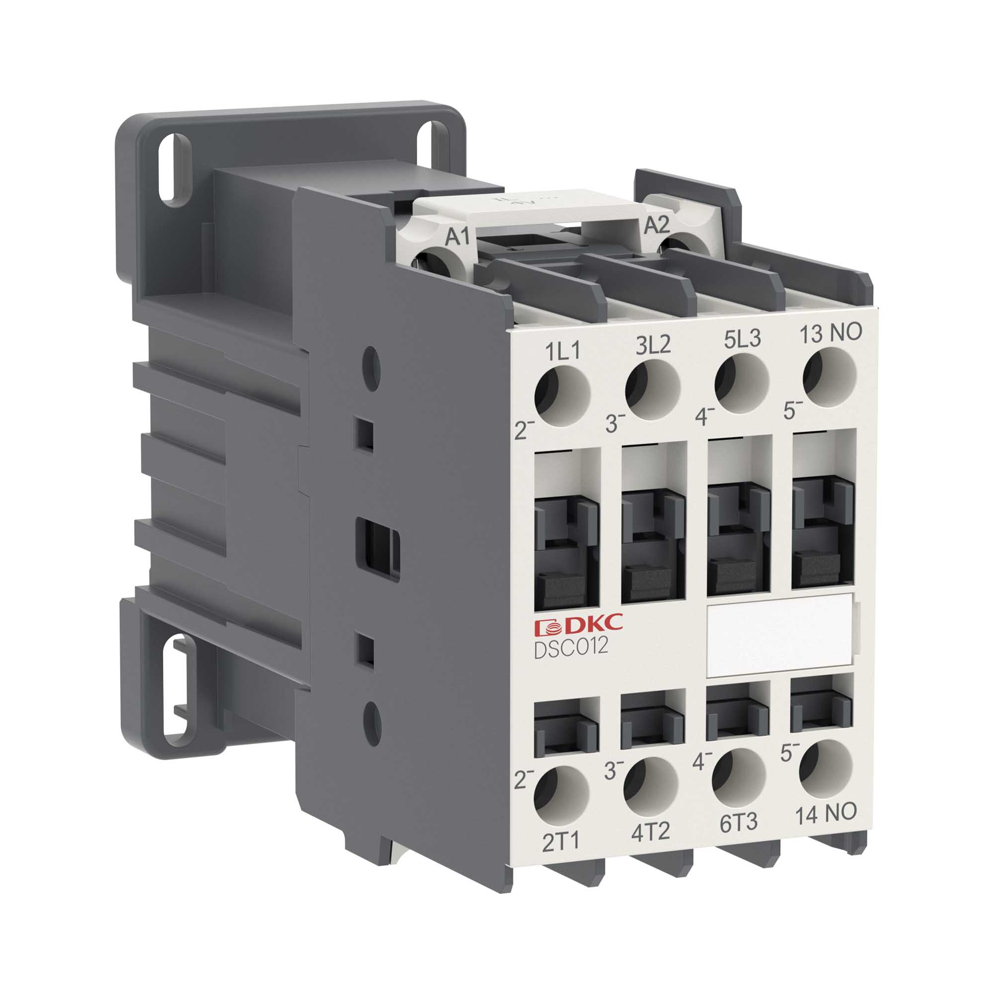 А40. Магнитный DSC012-3C10D048 контактор YON DSC012 12A 5,5кВт AC3 3P кат.48В DC 1НО (ДКС)