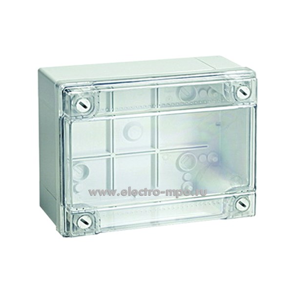 К0857. Коробка 54220 распаечная пластиковая без сальников 254х199х102мм IP56 матовая крышка (ДКС)