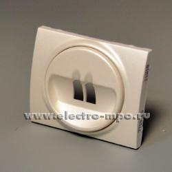 Ю6295. Накладка Galea Life 771500 аудиорозетки жемчужная (Legrand)
