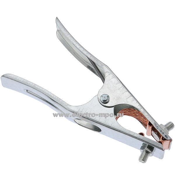 И8839. Клемма 16-0053 заземления типа "крокодил" 300А 170мм для сварки (Rexant)