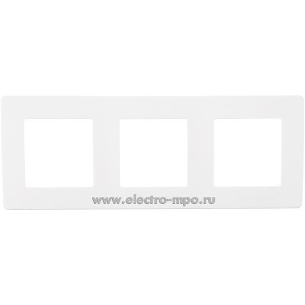 Ю3042. Рамка-3 Эра12 12-5103-01 Б0052519 Сатин белая (Эра)