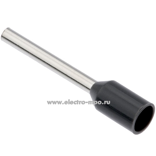 Г3926. Наконечник 79437 НШВИ 0,75-12 медный 0,75мм2 втулочный изолированный на 1 провод, ПВХ (КВТ)