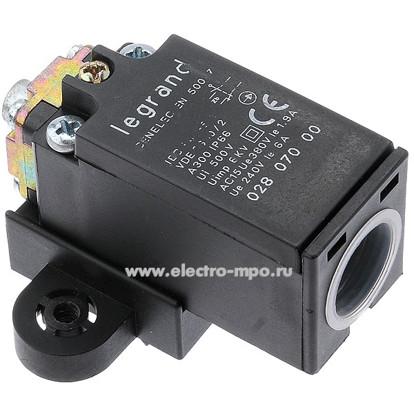 55483. А5483. Контакт 34849 для дверцы 6А 250В 1нз+1нр (Legrand)