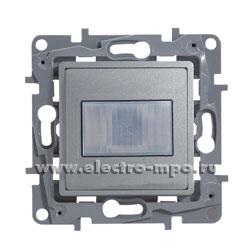 Ю2605. Механизм Etika 672417 датчика движения 400Вт с/п алюминий (Legrand/Daccord)