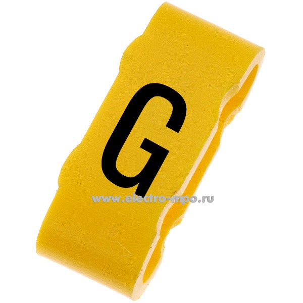 М35. Маркер на кабель PK+20004SV40.G для держателя POH/PKH символ "G" (Partex)
