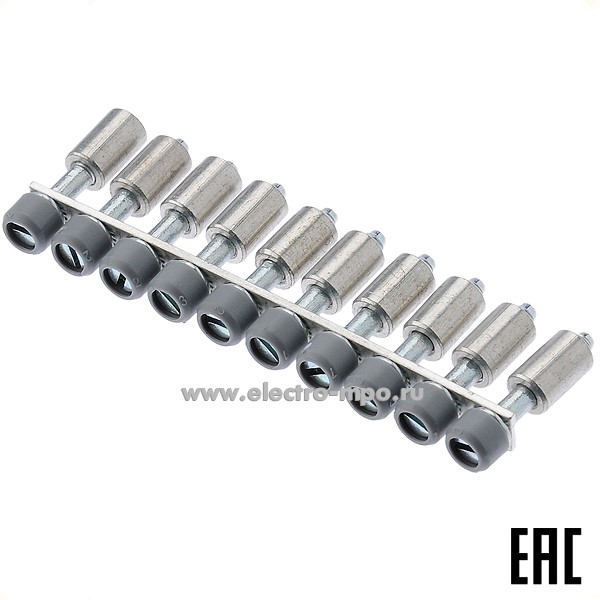 Б7520. Блок перемычек BJMI6D 1SNA179672R1400 винтовых 10 полюсов 32А для двухур. клемм М4/6.D2 (TE)