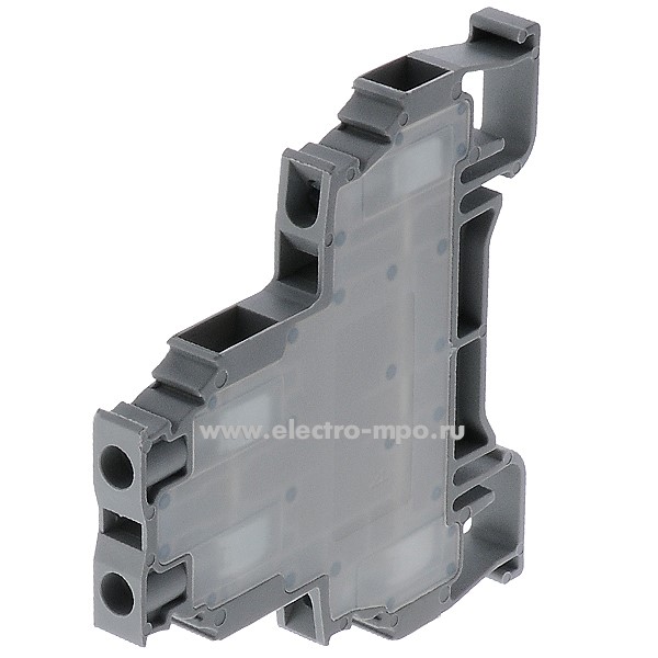 Клемма MRK 4 1010368/1652 двухуровневая винтовая серая 4мм2 32А 500В ...
