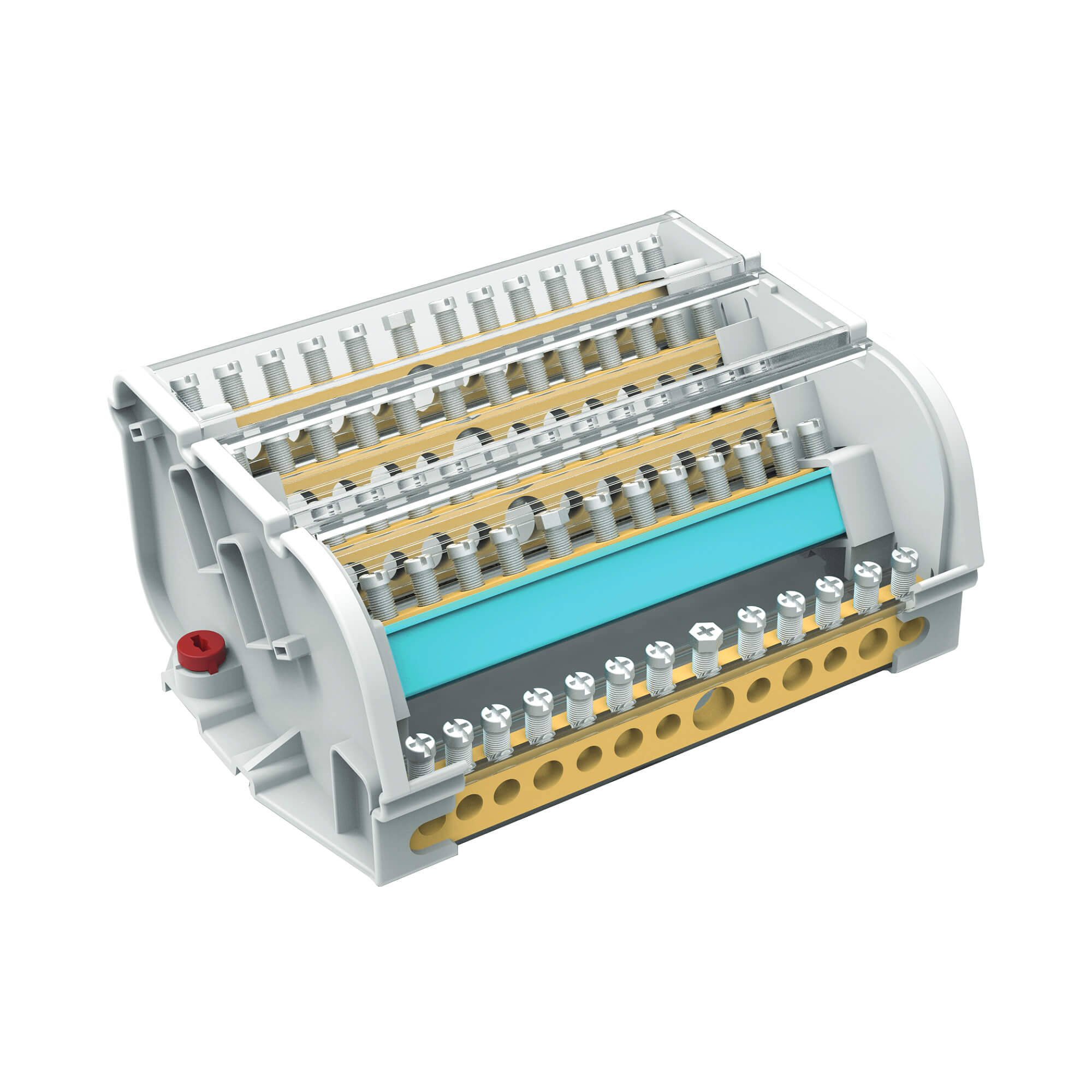 Э16. Блок BD160135 распределения многополюсный 5 полюса, 160А 1/95кв.мм,  (ДКС)