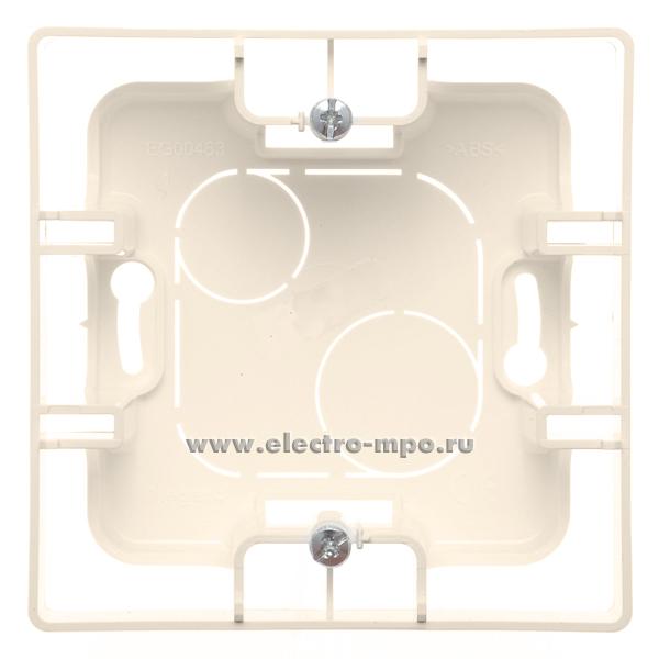 Ю2552. Коробка Etika 672520 установочная 1 пост о/п бежевая (Legrand/Daccord)