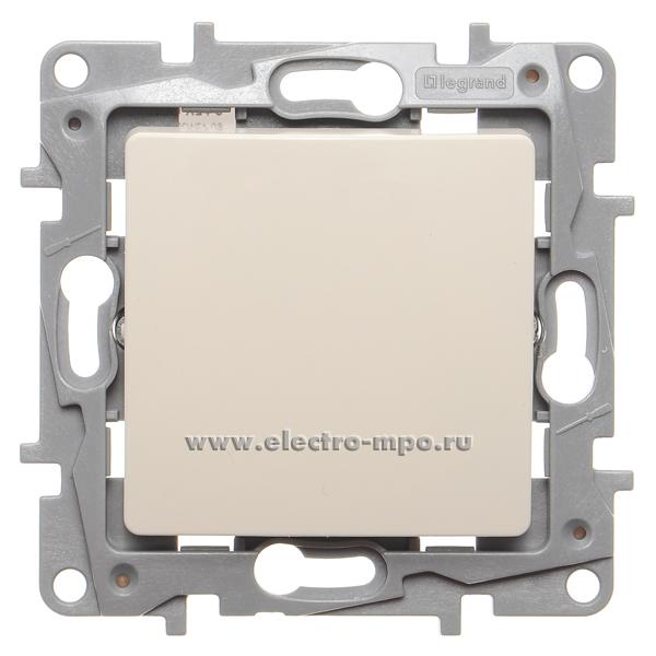 Ю2570. Механизм Etika 672309 переключателя 1кл. промежуточного с/п бежевый (Legrand/Daccord)