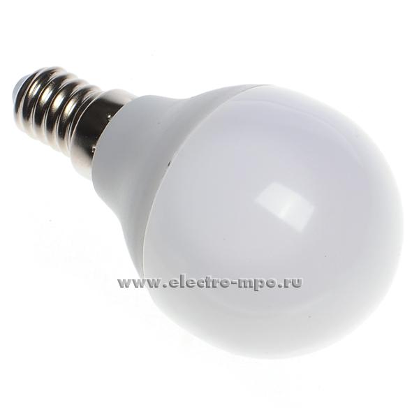 20456.Л0456 Лампа 7Вт LED7-G45/830/E14 220В 3000К светодиодная "шарик" тёплый белый свет (Camelion)