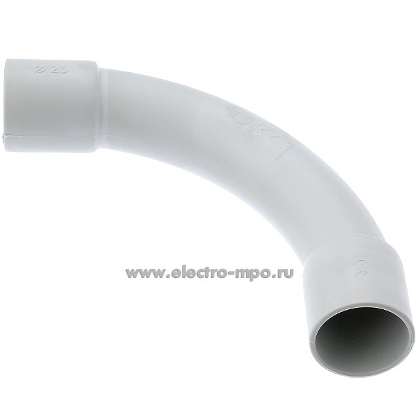 Т0824. Уголок 50425 соединительный для жестких труб 25мм (ДКС Италия)