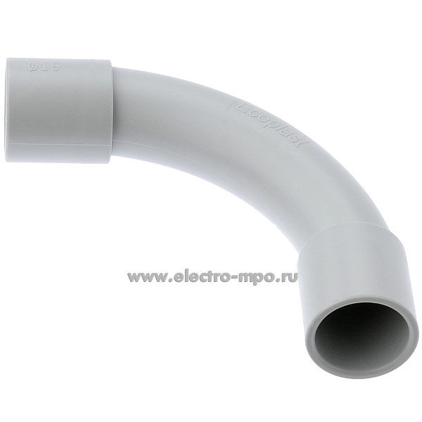 Т0828. Уголок 41116 соединительный для труб 16мм (Экопласт)