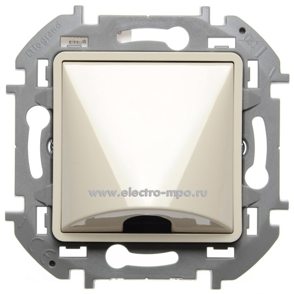 Ю5770. Вывод кабеля Inspiria 673891 с/п слоновая кость (Legrand/Daccord)