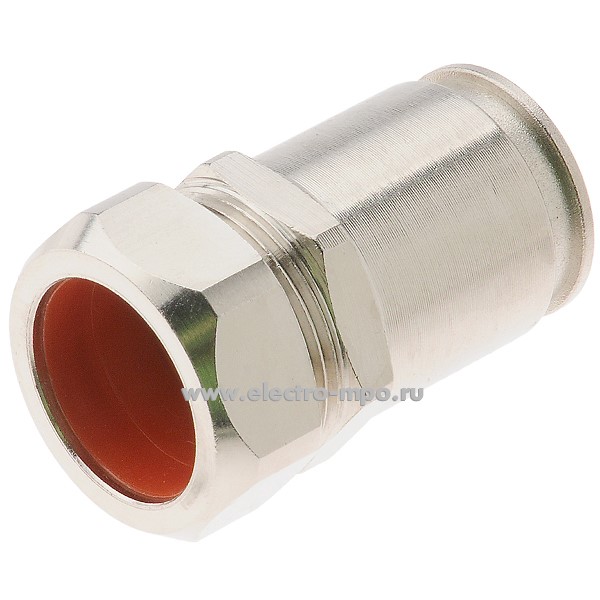 Т1530. Муфта Cosmec 6117-20N соединительная для трубы 20,0мм и металлорукава 15,0мм (ДКС Италия)