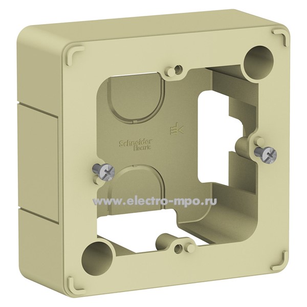 Ю43. Коробка Blanca BLNPK000017 установочная 1 пост о/п  бежевая (Systeme Electric)