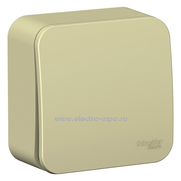 Ю45. Выключатель Blanca BLNVA101017 1 кл. о/п бежевый (Systeme Electric)