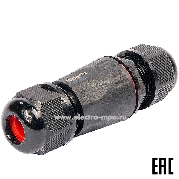 Р98. Кабельный коннектор 89665 FFC-22/4Р-IP68 I-образный (Fortisflex)