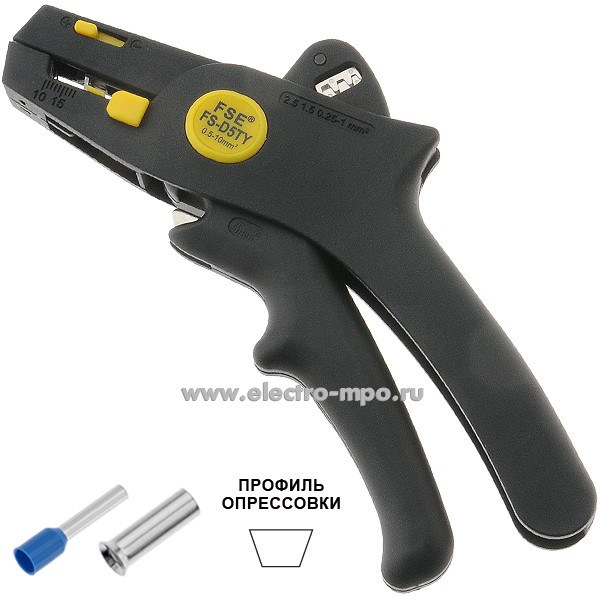 И5788. Инструмент FS-D5TY для снятия изоляции проводов 0,5-10 кв.мм (FSE Китай)