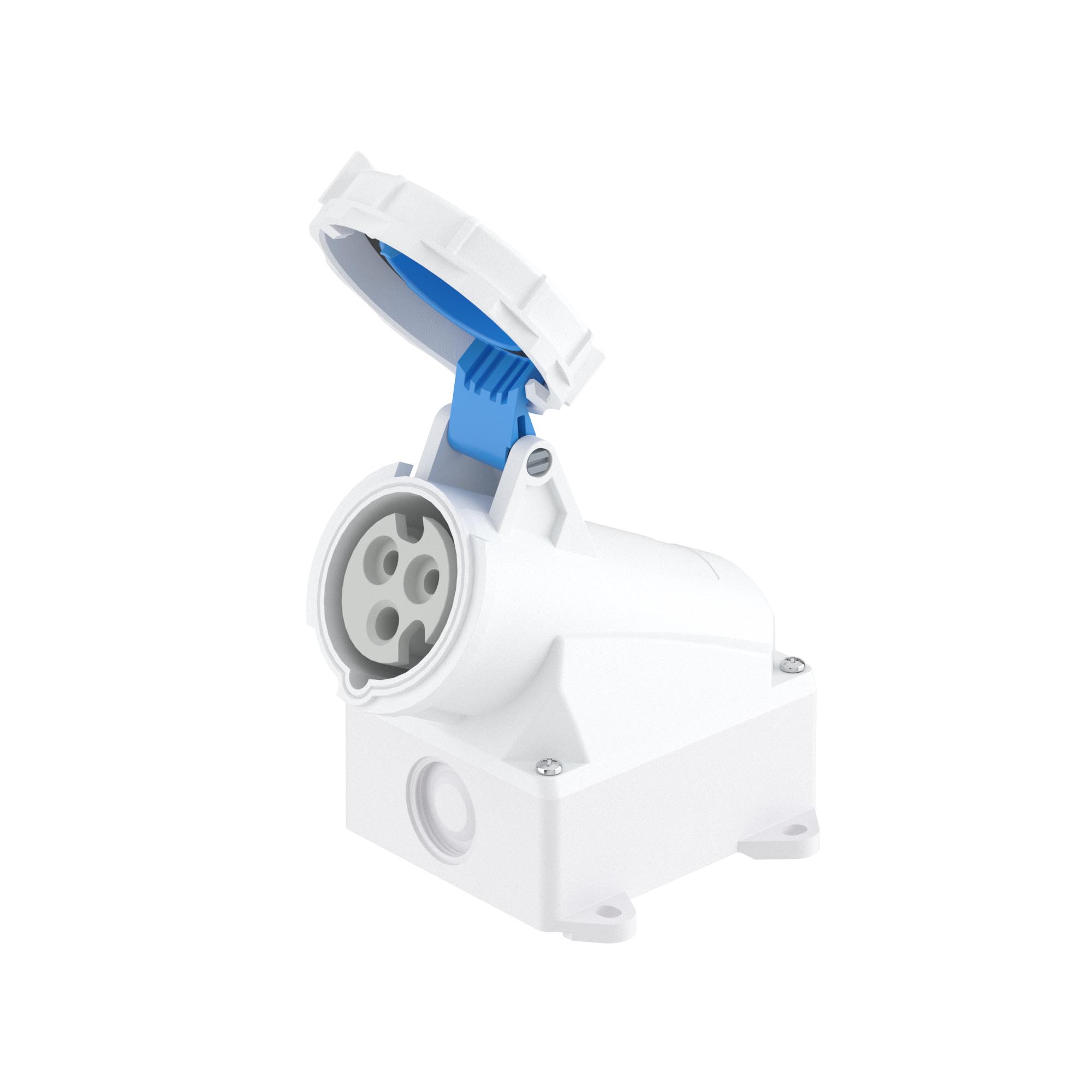 Р57. Розетка DIS5183253T настенная WS IP67 32A 2P+E 230В (ДКС)