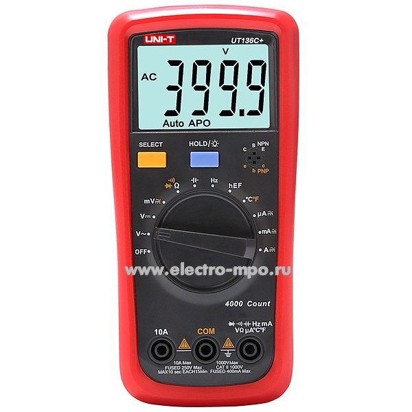 И48. Мультиметр 13-0069 универсальный UT136C+ (UNI-T)