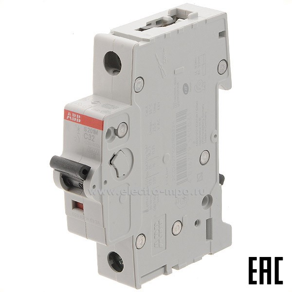 А2782. Автоматический выключатель S201M C32/1п/10кА на Din-рейку 2CDS271001R0324 (АВВ)