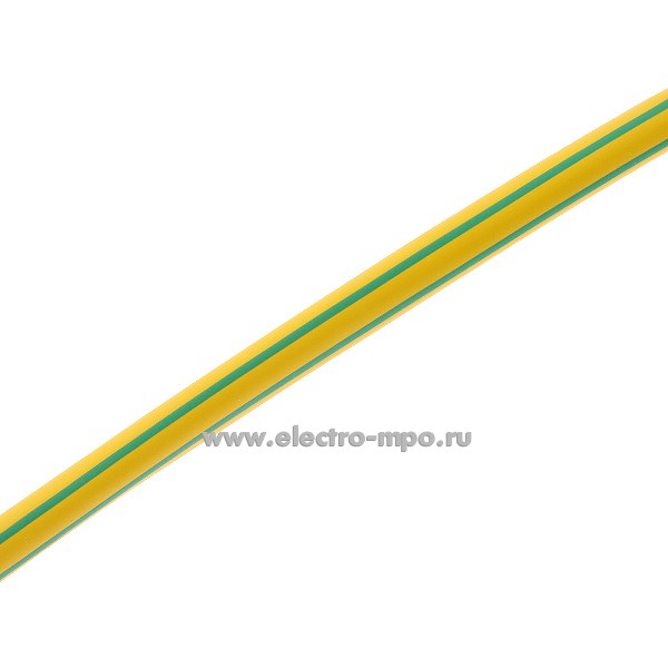 Т2876. Трубка ТУТнг-LS-6/3 термоусаживаемая Dвнутр=6/3мм жёлто-зелёная  (КВТ Калуга)