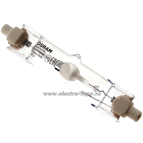 22608.Л2608 Лампа 70Вт 78300 HQI-TS 70W/730 WDL EXСELLENCE RX7s 5925Лм 3300К металлогалогенная (OSRAM)