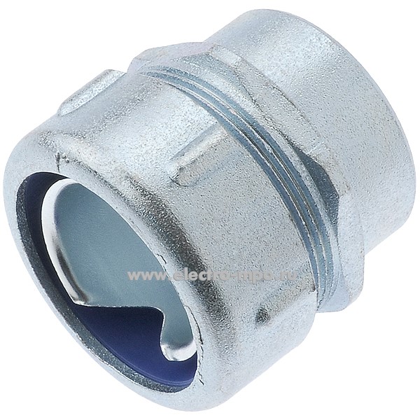 Т1287. Муфта DGJ-25 соединительная с внутренней резьбой для металлорукава (1") 25мм (Китай)