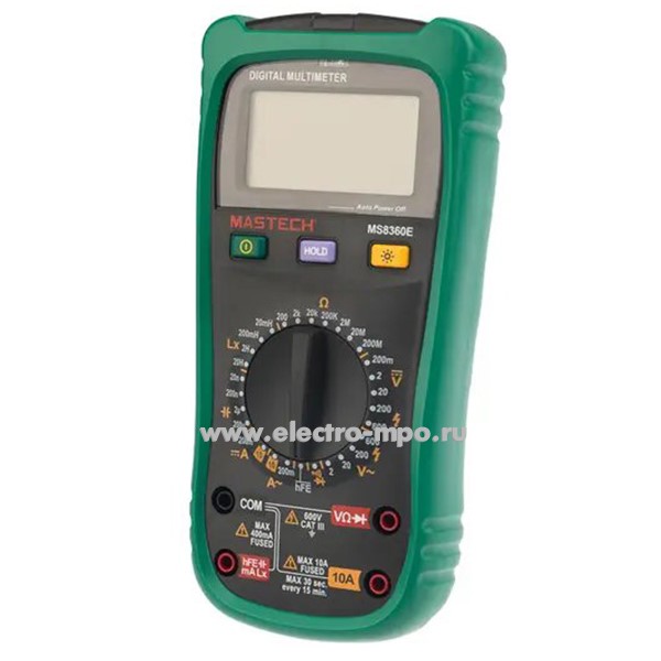 И47. Мультиметр 13-2028 с измерением емкости и индуктивности (RLC-метр) MS8360E (Mastech) И47. Мультиметр 13-2028 с измерением емкости и индуктивности (RLC-метр) MS8360E (Mastech)