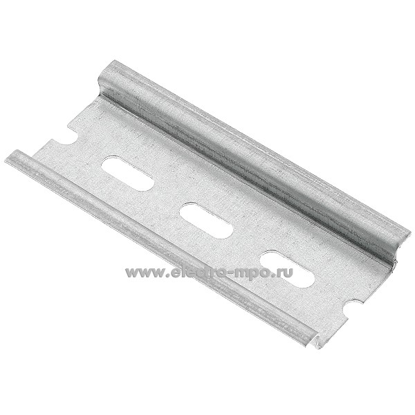 Б2520. DIN-рейка 12-8007  7,5х35х75мм перфорированная оцинкованная металлическая (REXANT)