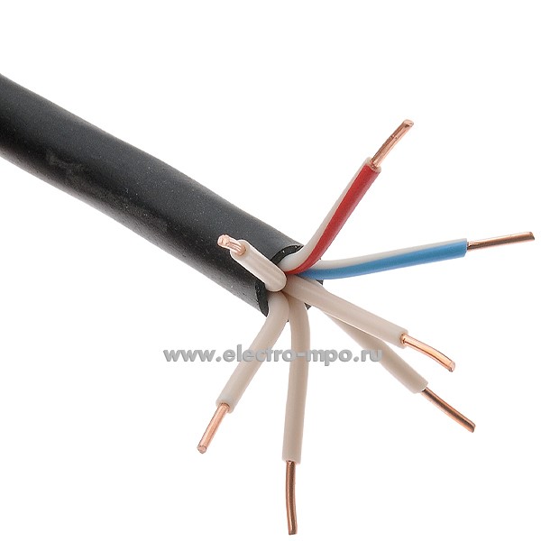 П4635. Кабель КВВГнг(А) 7х1,5 кв.мм ГОСТ Dн=10,7мм, Р=0,21кг/м (Электрокабель Кольчугино)