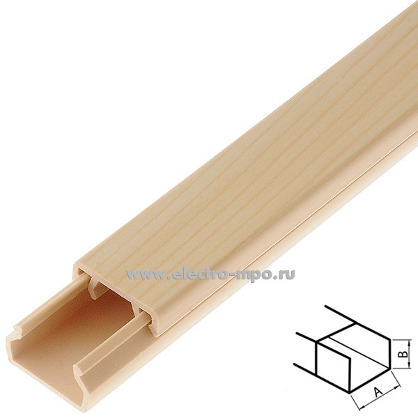 Д6748. Короб РКК-15х10-27М сосна 1 канал (Рувинил)