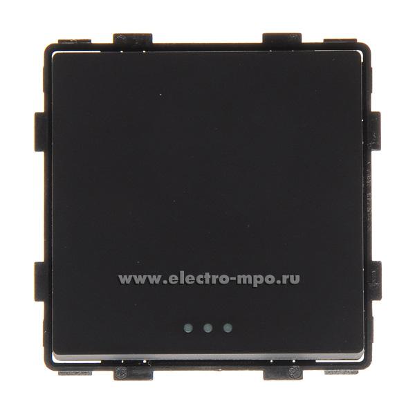 Ю2828. Механизм BingoElec MP003Black переключателя 1кл. перекрёстный с/п чёрный (Электромонтаж)