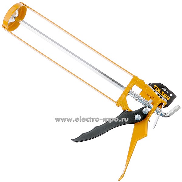 М7067. Пистолет 43041 скелетный для клея и герметика (Электромонтаж, пр-во Tolsen, Китай)