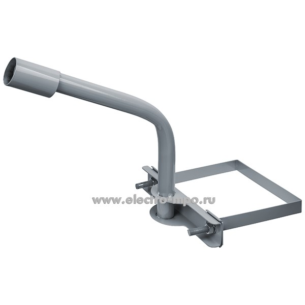 С04. Кронштейн 14116 NSB-02-300-350-38-GR приставной на опору с хомутом D=38мм L=0.35м серый (Navigator)