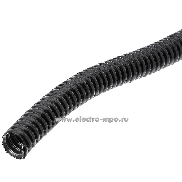 Т1239. Металлорукав МПГнг20 в черной негорючей ПВХ оболочке 20мм Dвнеш max 25,7мм Dвнутр min 18,7мм (Проми