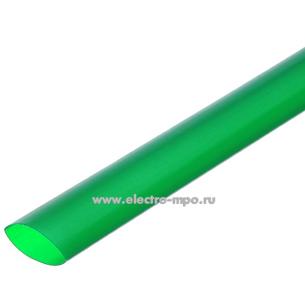 63081.Т3081 Трубка NA201 38,1/19,1мм термоусаживаемая зелёная L=1м (ECS Cable Protection Польша)