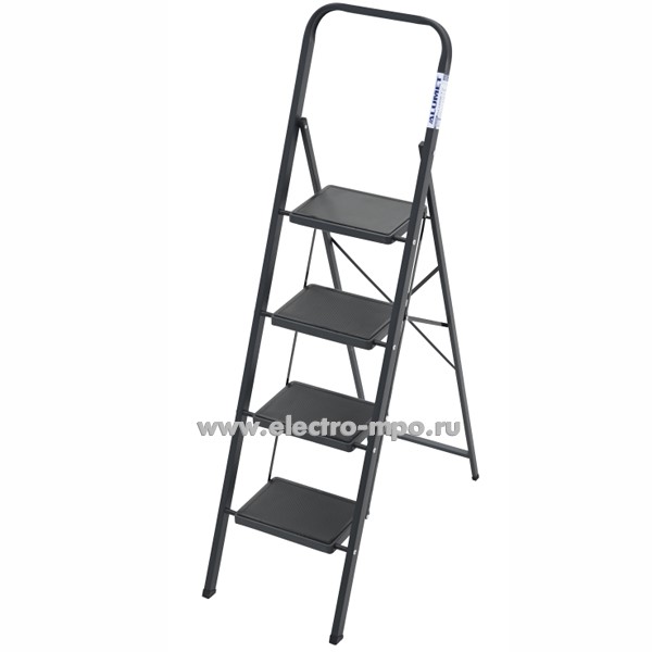 В6232. Стремянка МК 804С бытовая стальная 4 ступени (Алюмет Россия)