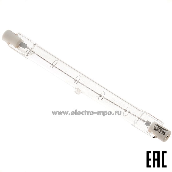 Л2559. Лампа 200Вт 2935 J118мм 230В R7s галогенная линейная (Сamelion)