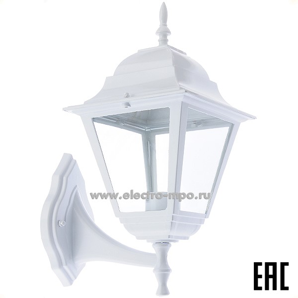 С8624. Светильник 11023 PL4201 220В Е27 настенный 4-х гр. "Классика" белый IP44 (Feron)